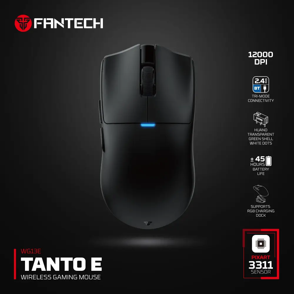 Mis Wireless Gaming Fantech WG13E Tanto E Crni