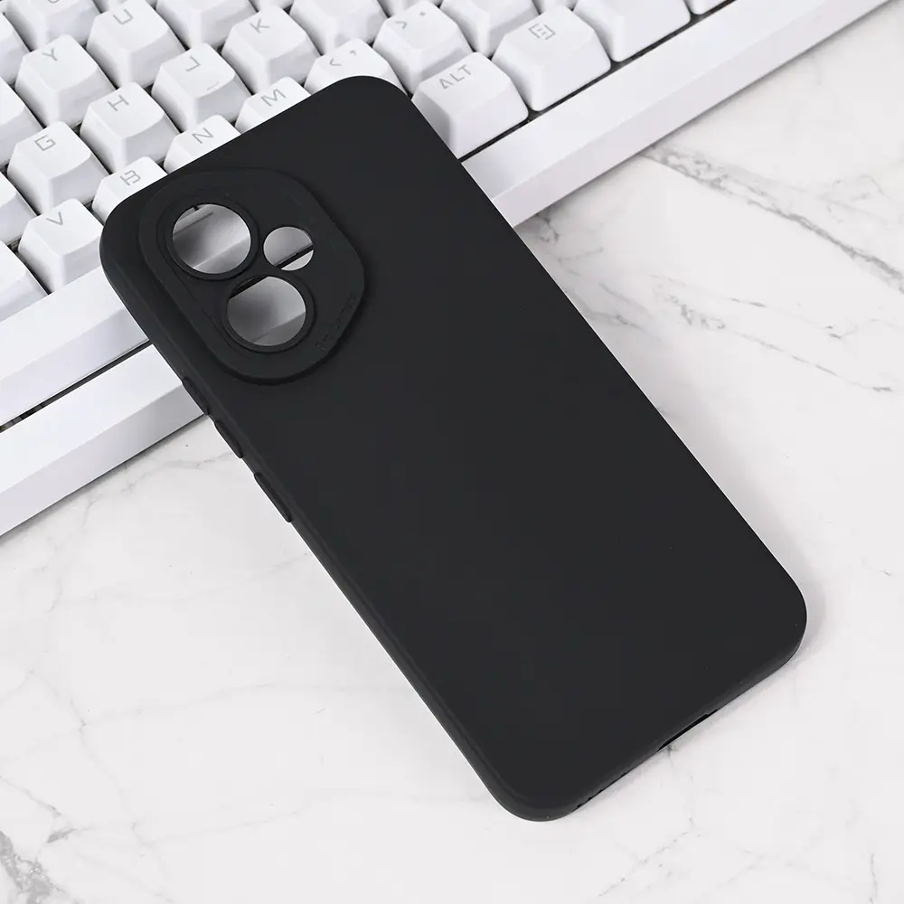 Torbica Silikon Pro Camera za Honor 400 Crna