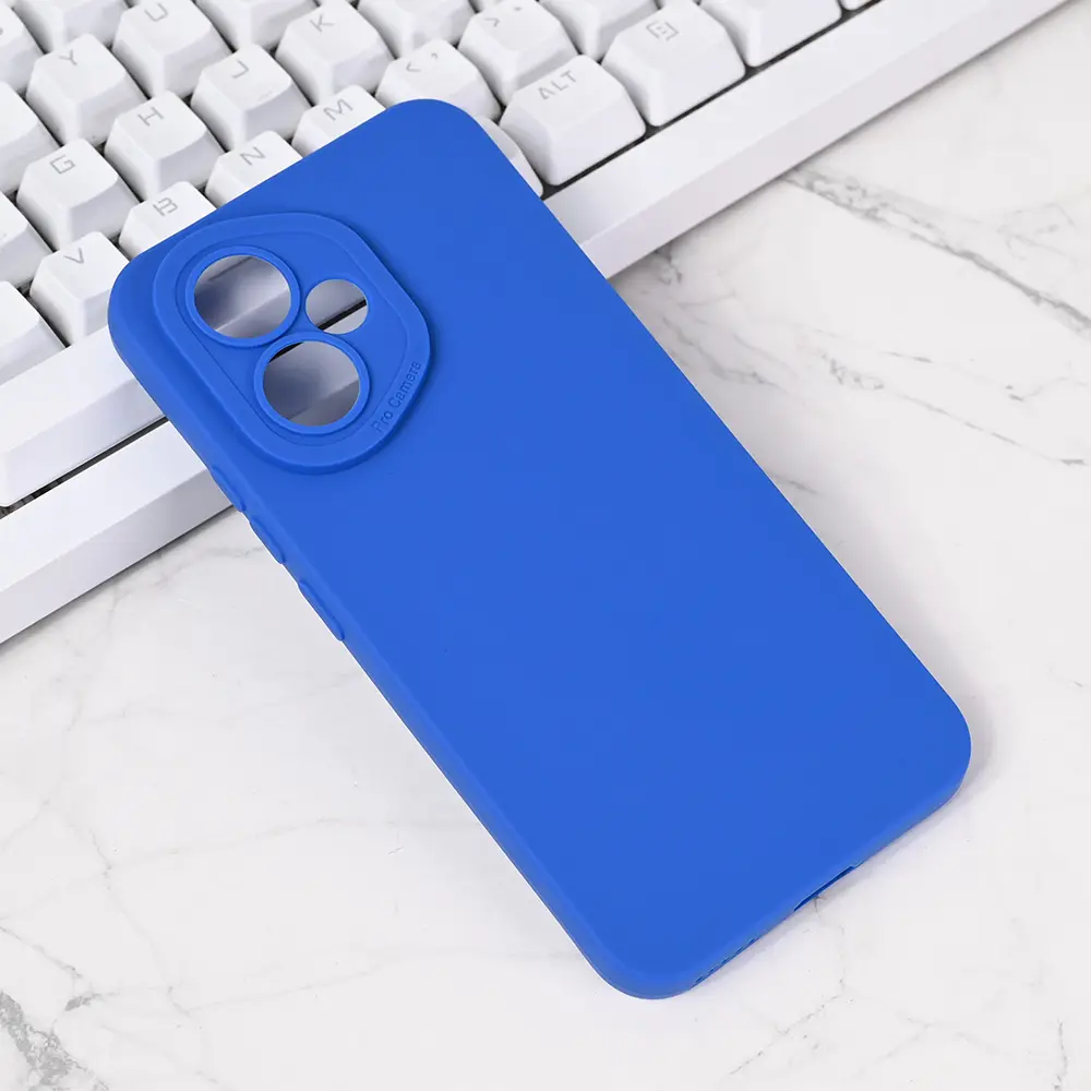 Torbica Silikon Pro Camera za Honor 400 Plava