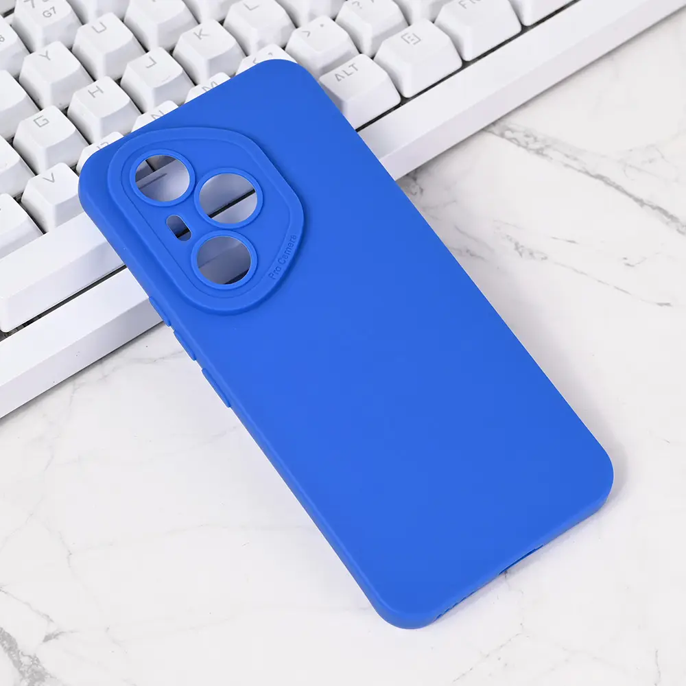 Torbica Silikon Pro Camera za Honor 400 Pro Plava