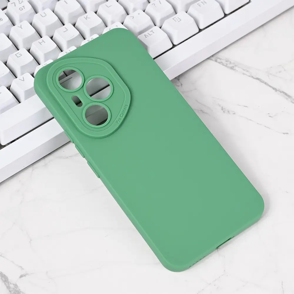 Torbica Silikon Pro Camera za Honor 400 Pro Zelena