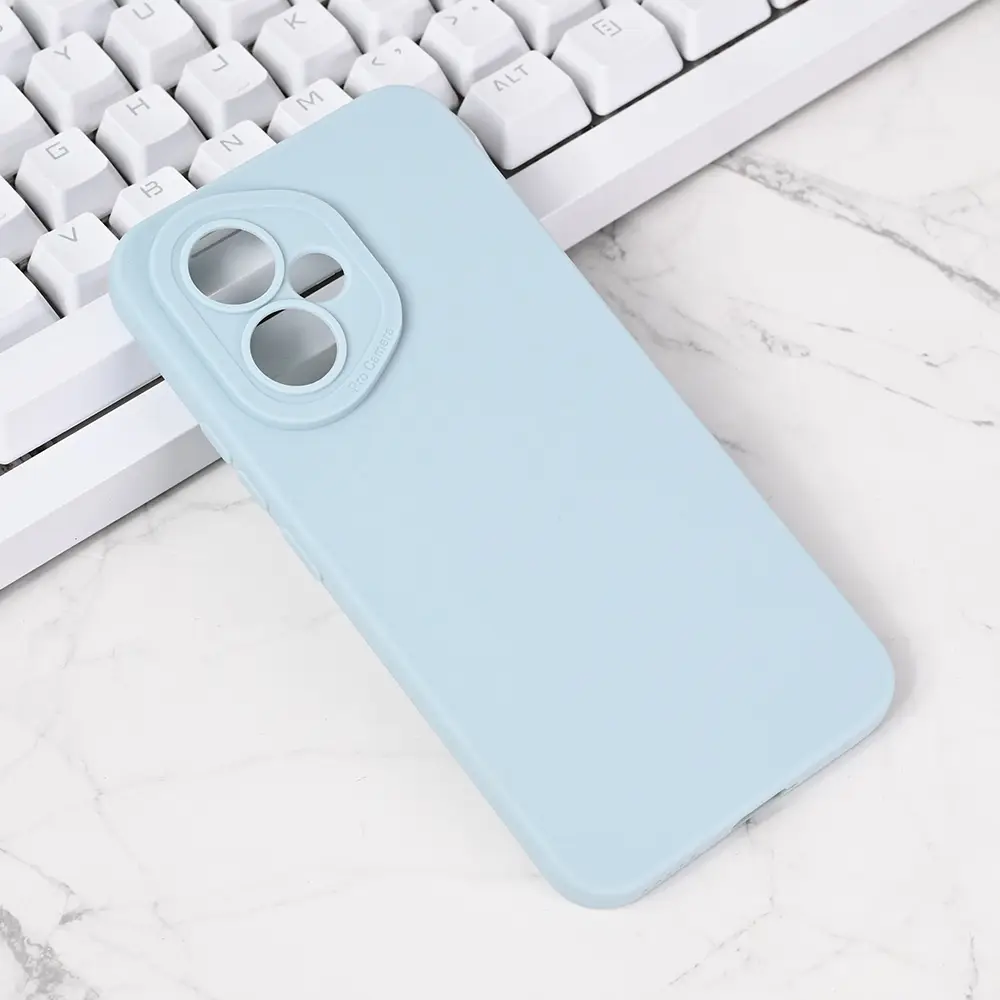Torbica Silikon Pro Camera za Honor 400 Svetlo Plava