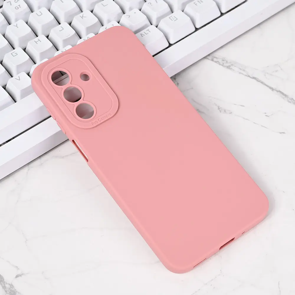 Torbica Silikon Pro Camera za Samsung A175 Galaxy A17 Roze