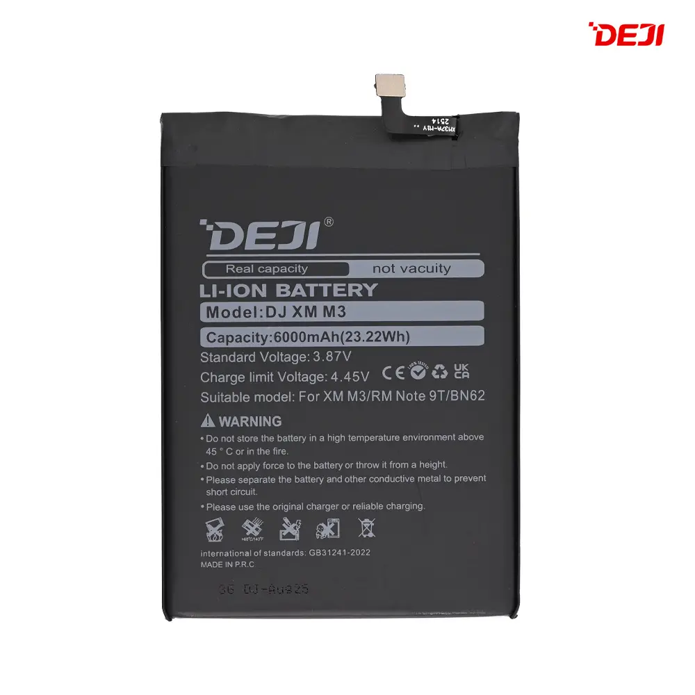 Baterija Deji za Xiaomi Redmi Note 9(6000mah)bn62