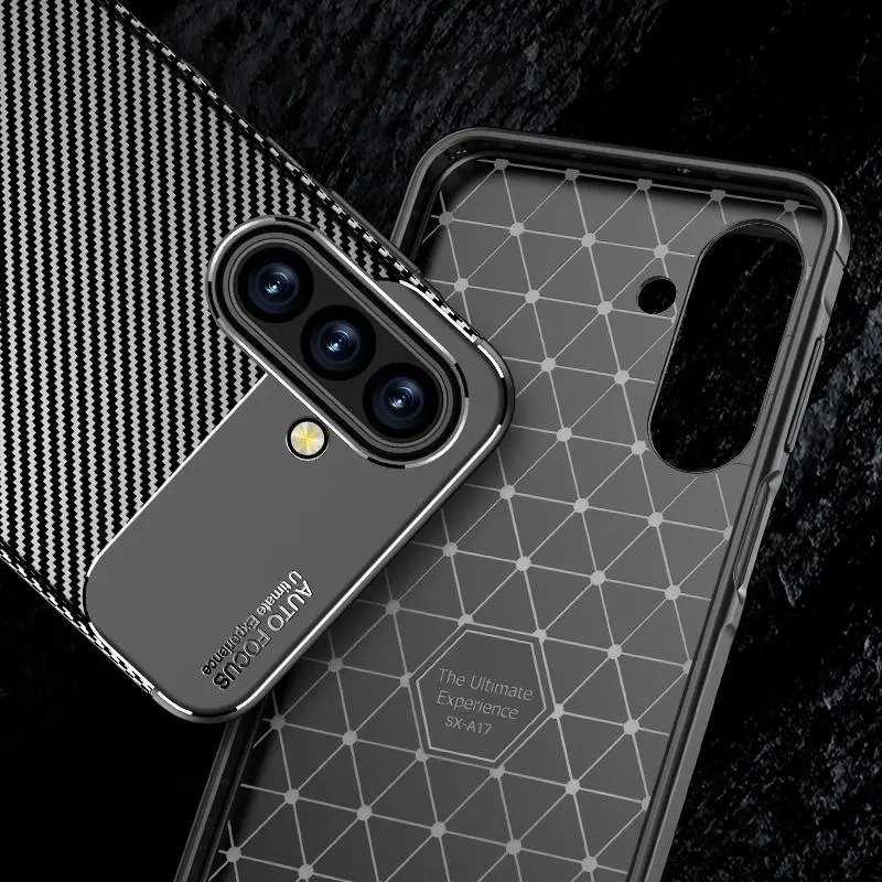 Torbica Defender Carbon za Samsung A175F Galaxy A17 Crna