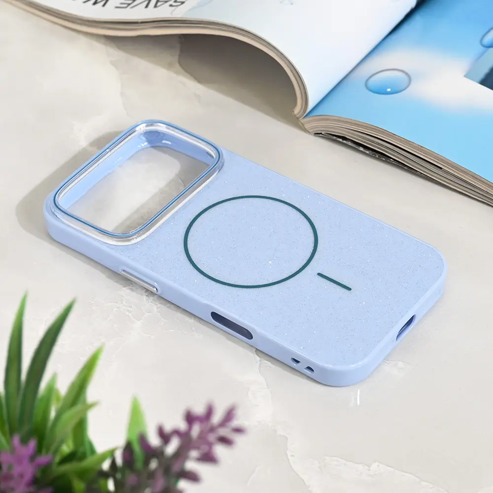Torbica Magsafe Sparkle Dust za Iphone 17 Pro 6.3 Plava