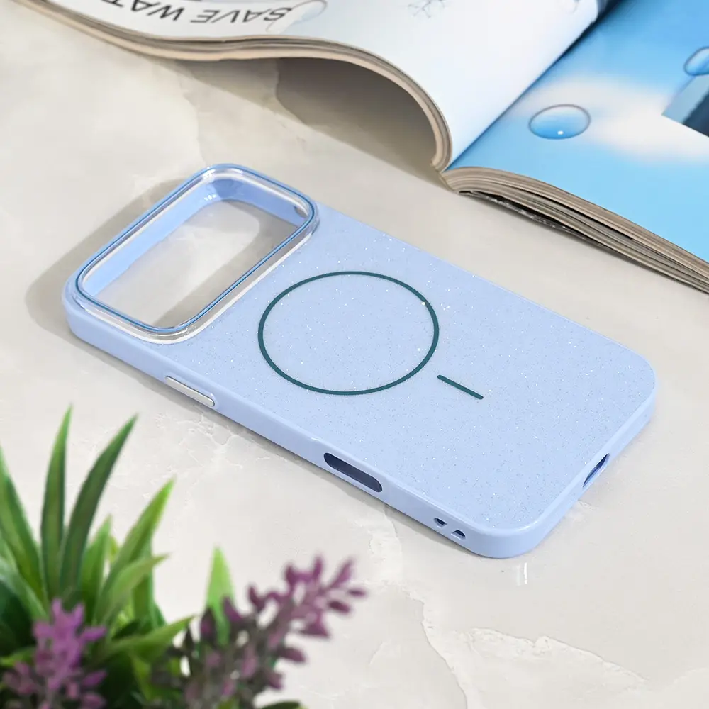 Torbica Magsafe Sparkle Dust za Iphone 17 Pro Max 6.9 Plava