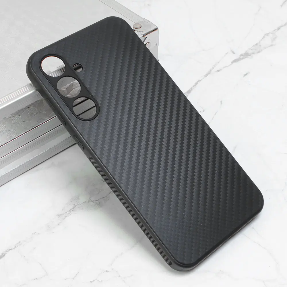 Torbica Carbon Fiber za Samsung S731B Galaxy S25 FE Crna