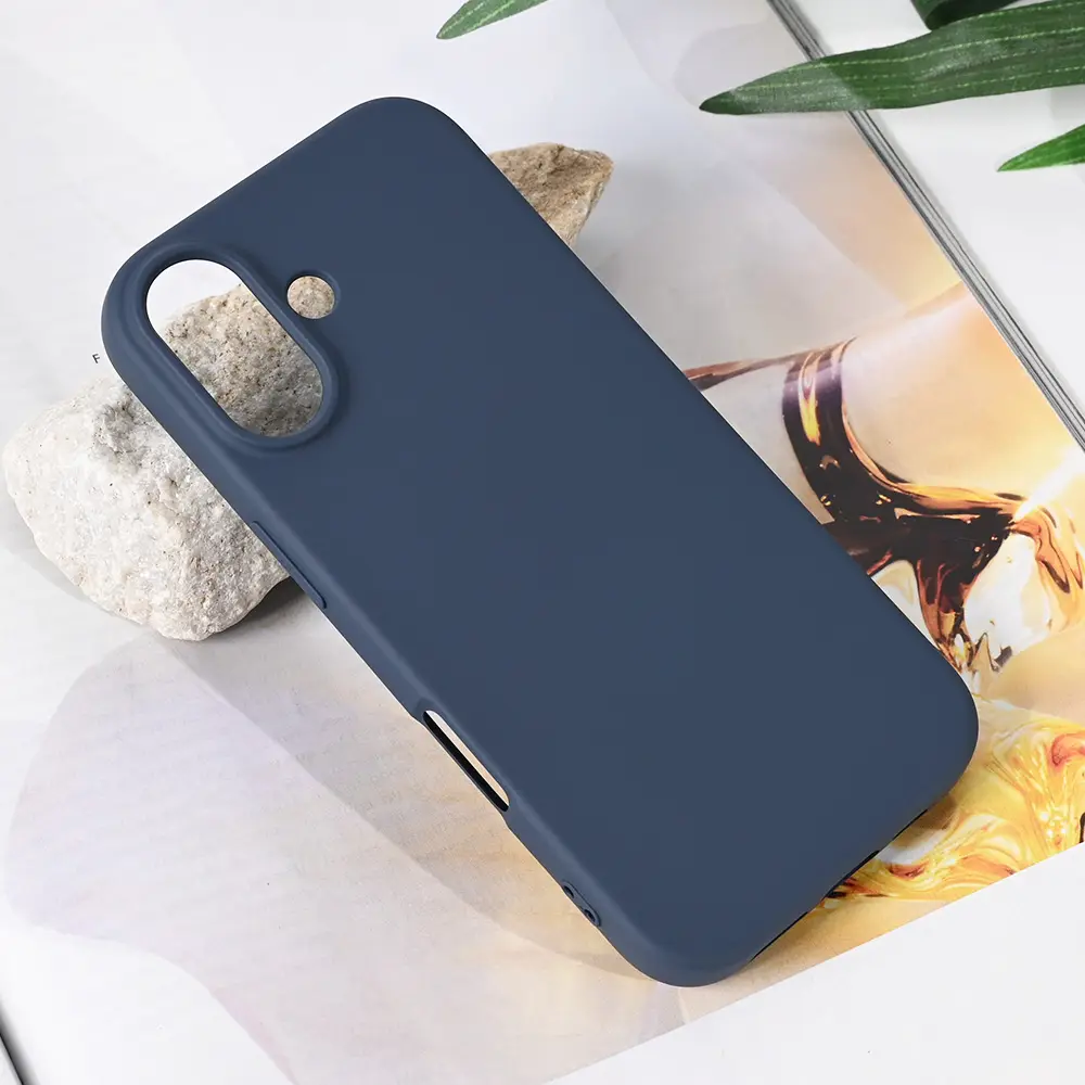 Torbica Teracell Soft Velvet za Iphone 17 6.3 Tamno Plava