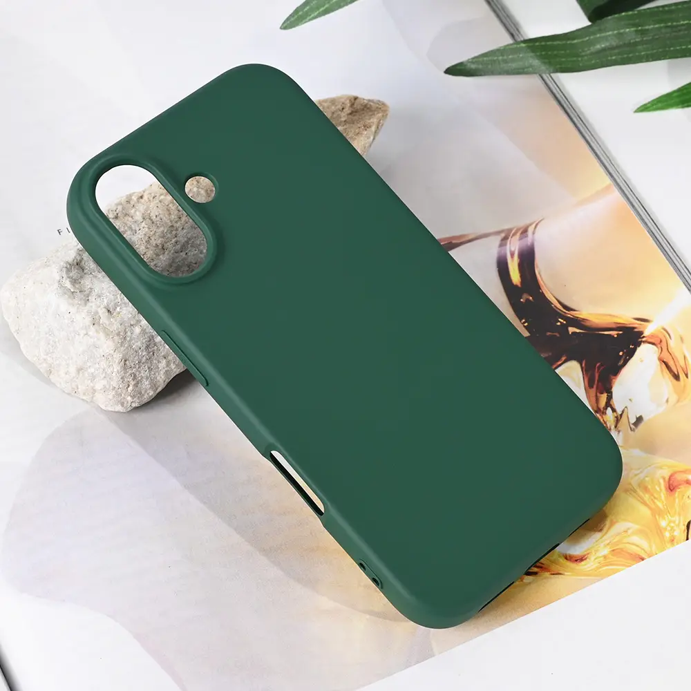 Torbica Teracell Soft Velvet za Iphone 17 6.3 Tamno Zelena