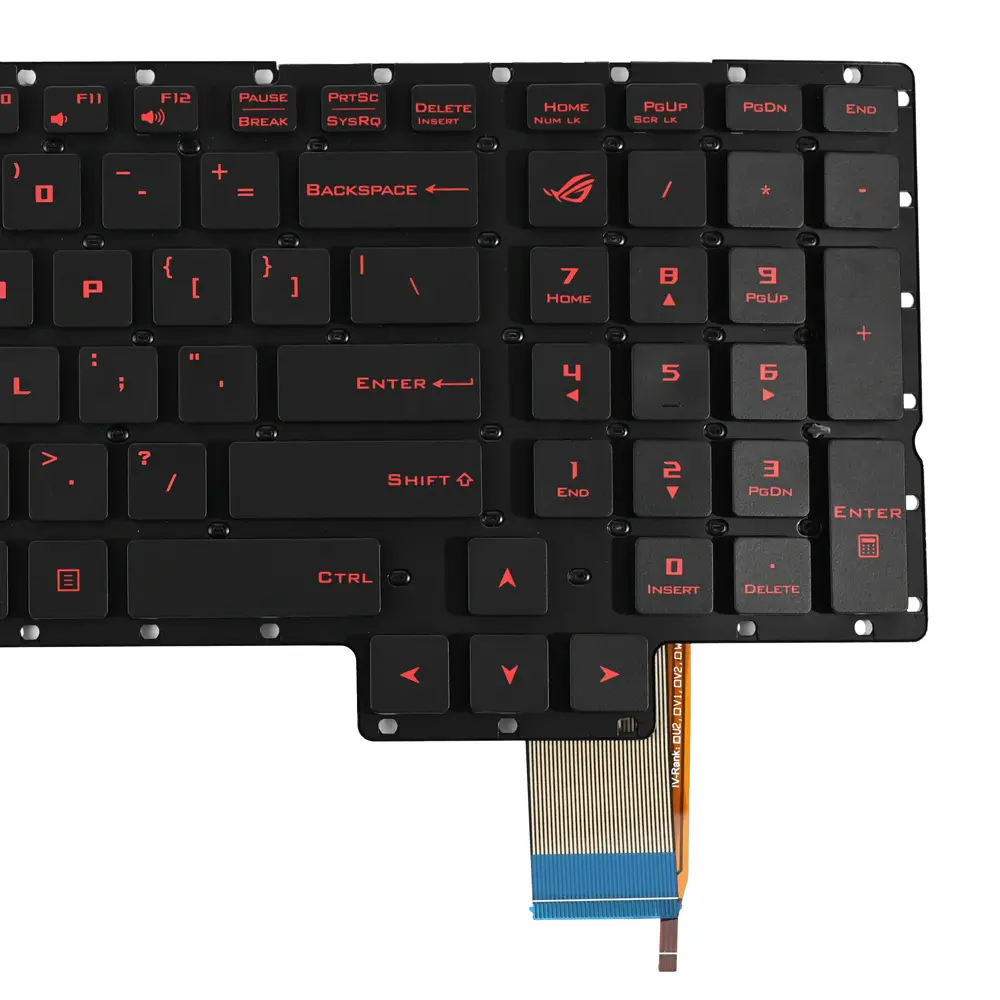 Tastatura za Laptop Asus Rog G752 G752vl G752vm Mali Enter Pozadinsko Osvetljenje