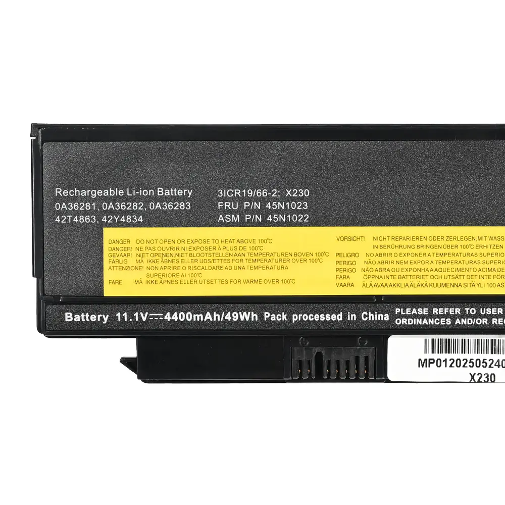 Baterija za Laptop Lenovo X220 X230 11.1v 4400mah 49WH Hq2200 B
