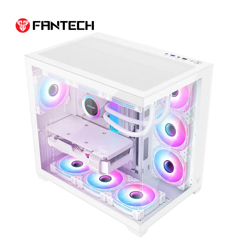 Kuciste Gaming Fantech CG85 Lumina Belo