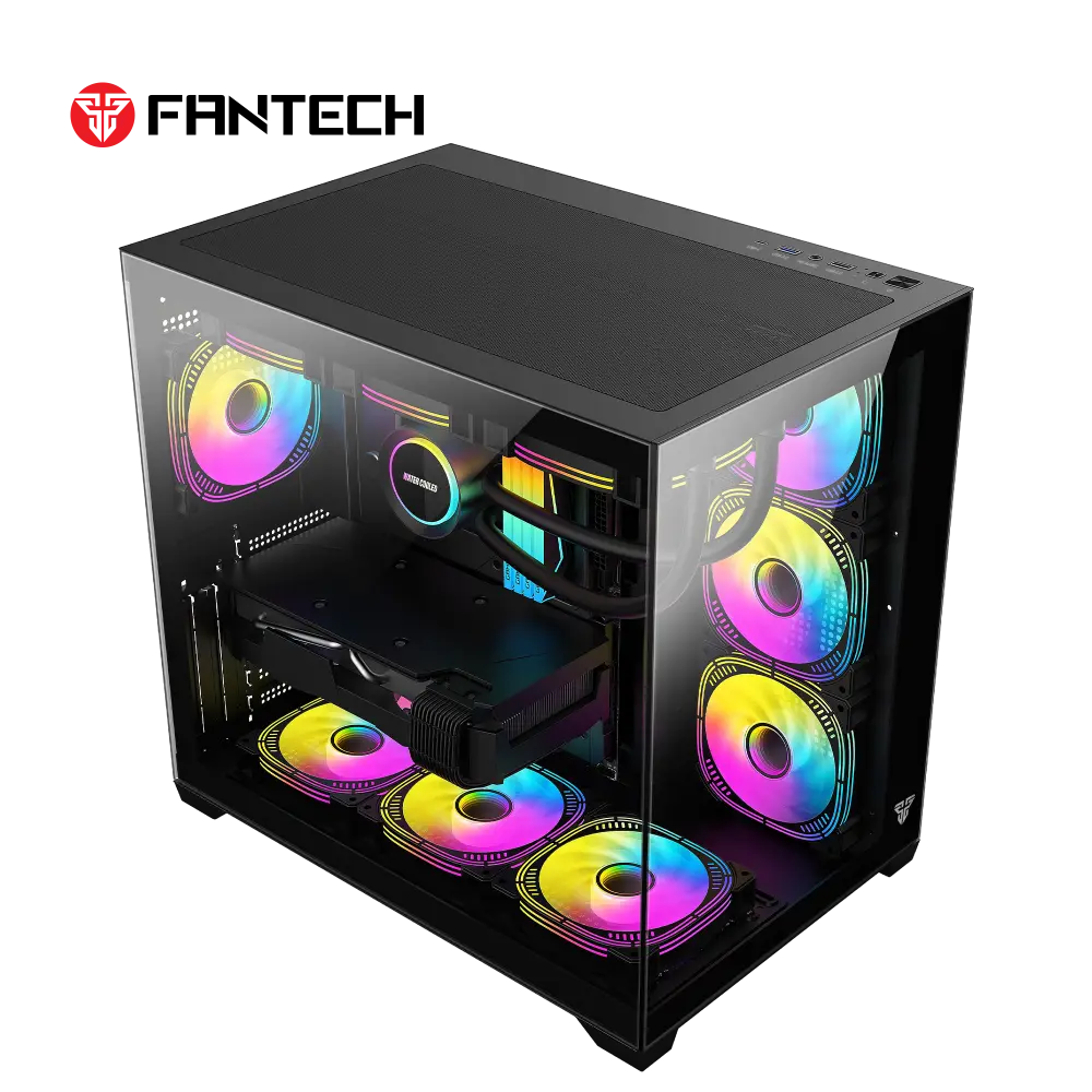Kuciste Gaming Fantech CG85 Lumina Crno