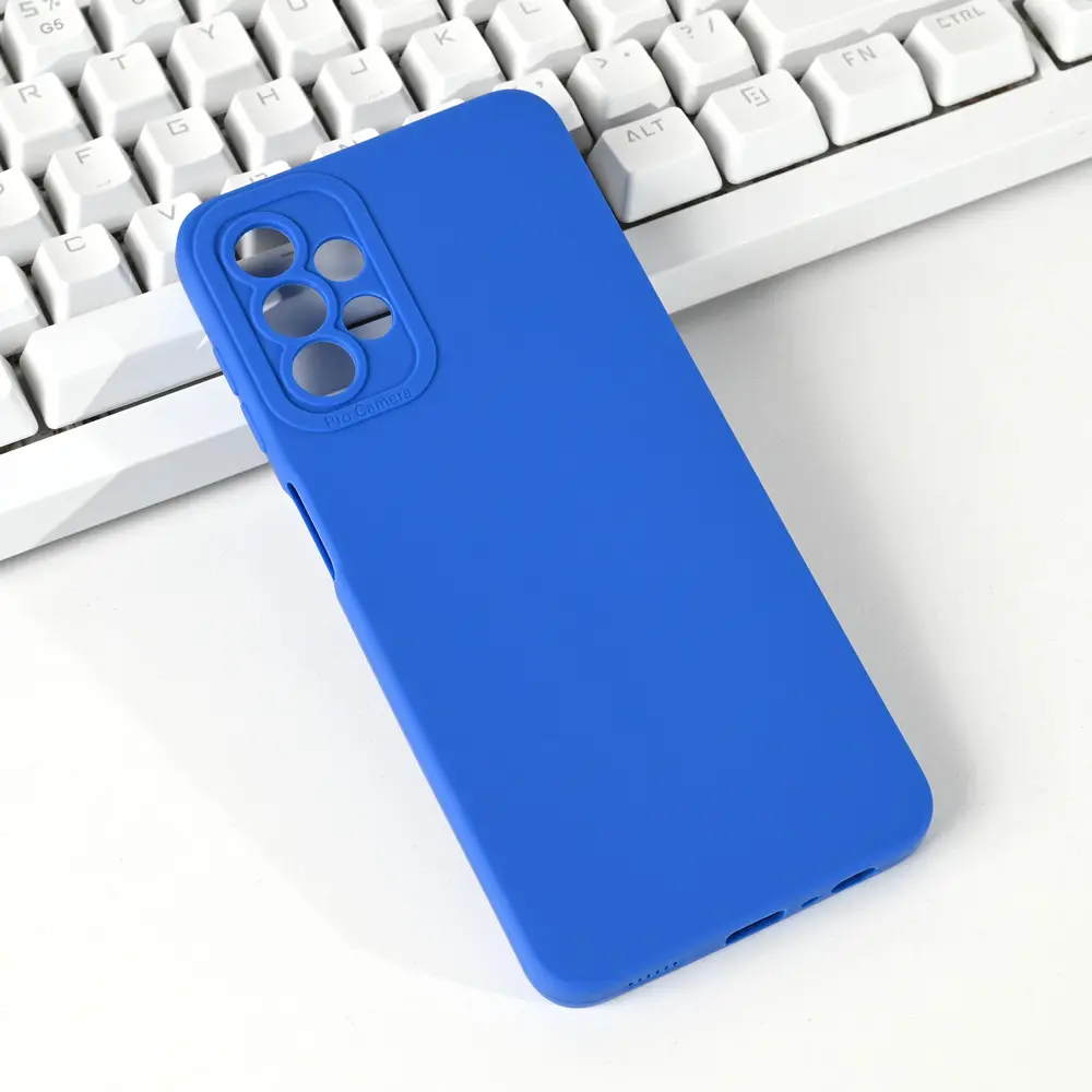Torbica Silikon Pro Camera za Samsung A135F Galaxy A13 4G Plava