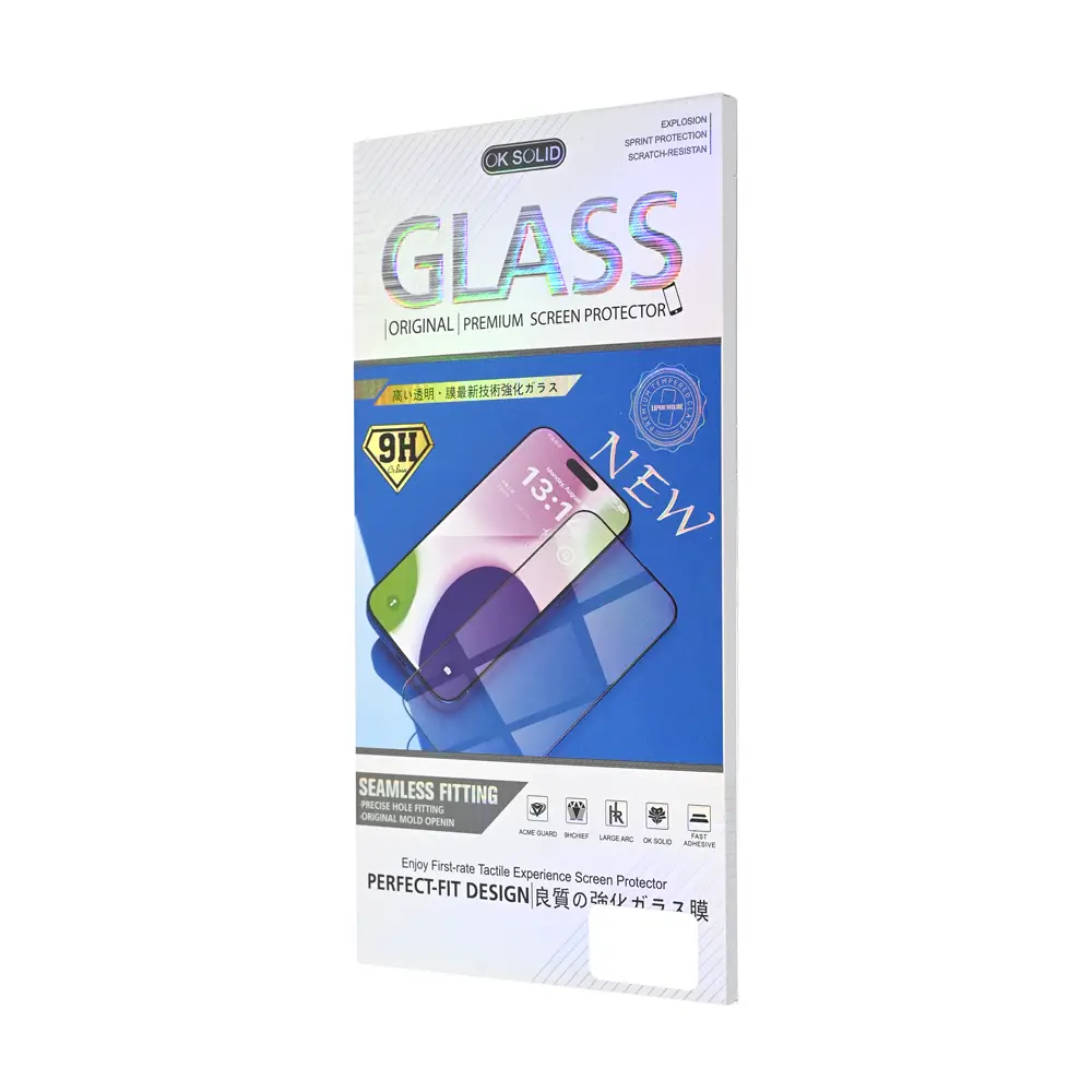 Zastitno Staklo Tempered Glass 21D za Iphone 17 Pro Max 6.9 Crni