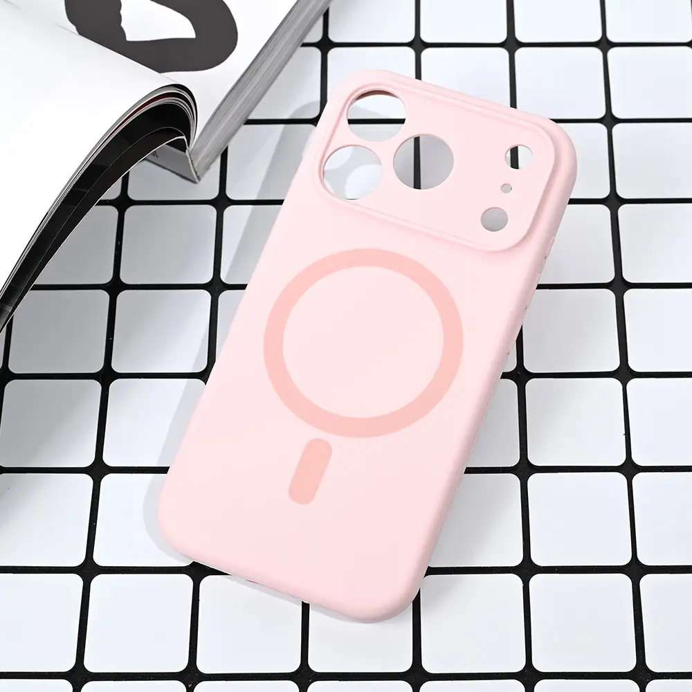 Torbica Magsafe Pure Color za Iphone 17 Pro 6.3 Roze