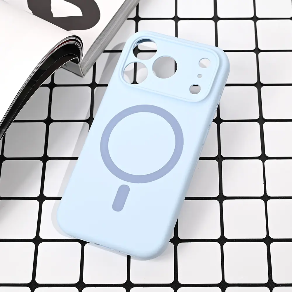 Torbica Magsafe Pure Color za Iphone 17 Pro 6.3 Svetlo Plava