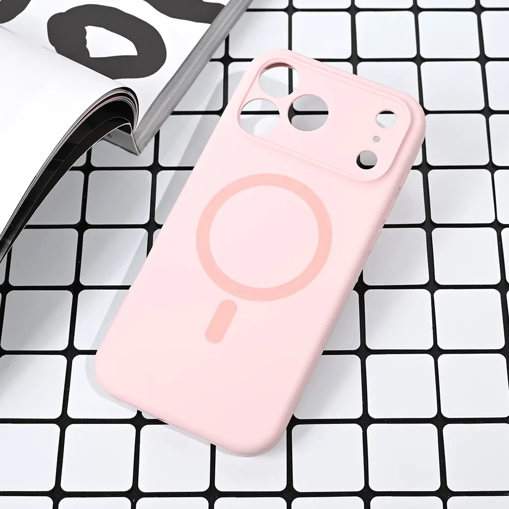 Torbica Magsafe Pure Color za Iphone 17 Pro Max 6.9 Roze