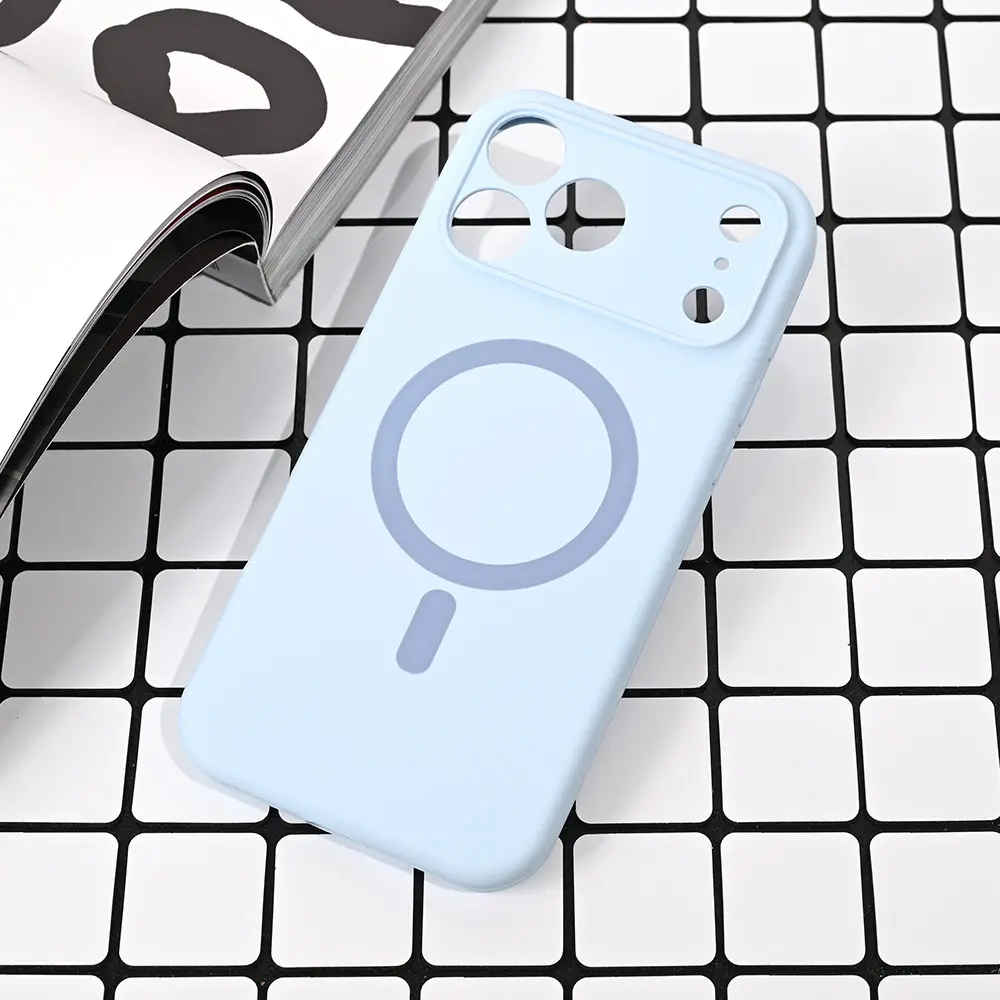 Torbica Magsafe Pure Color za Iphone 17 Pro Max 6.9 Svetlo Plava