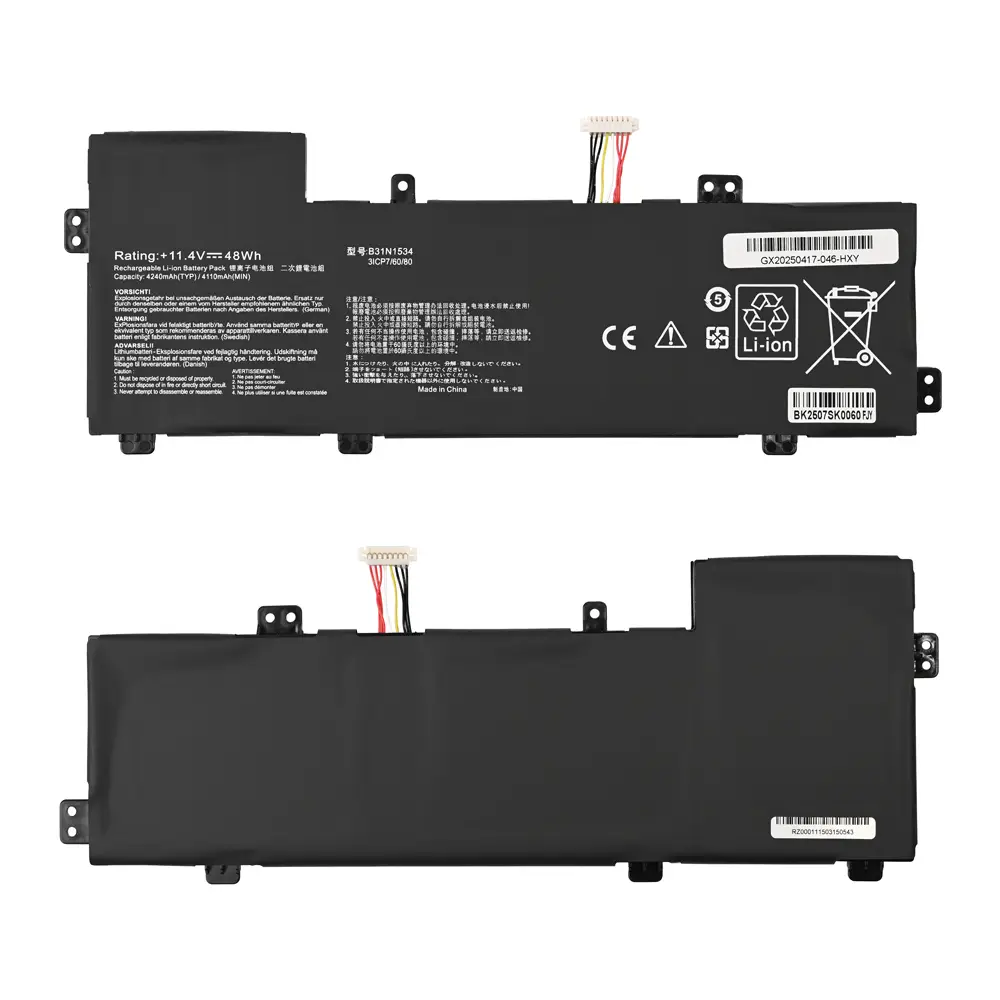 Baterija za Laptop Asus Zenbook UX510 Ux510uw Ux510ux B31n1534 Series Hq2200 M
