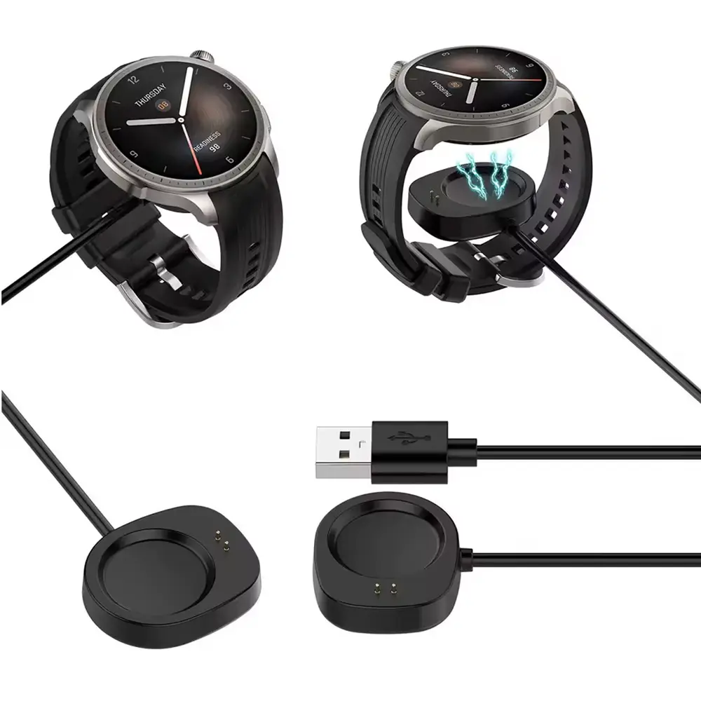 Punjac za Xiaomi Amazfit T-rex3, Balance, Balance 2 Crni