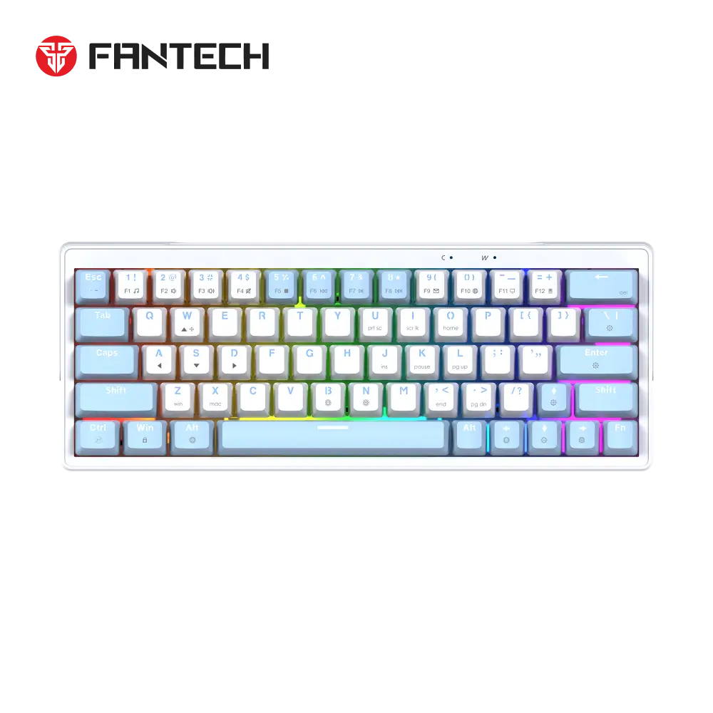 Tastatura Mehanicka Gaming Fantech MK611 Atom X63 AME Bela (taro Switch)