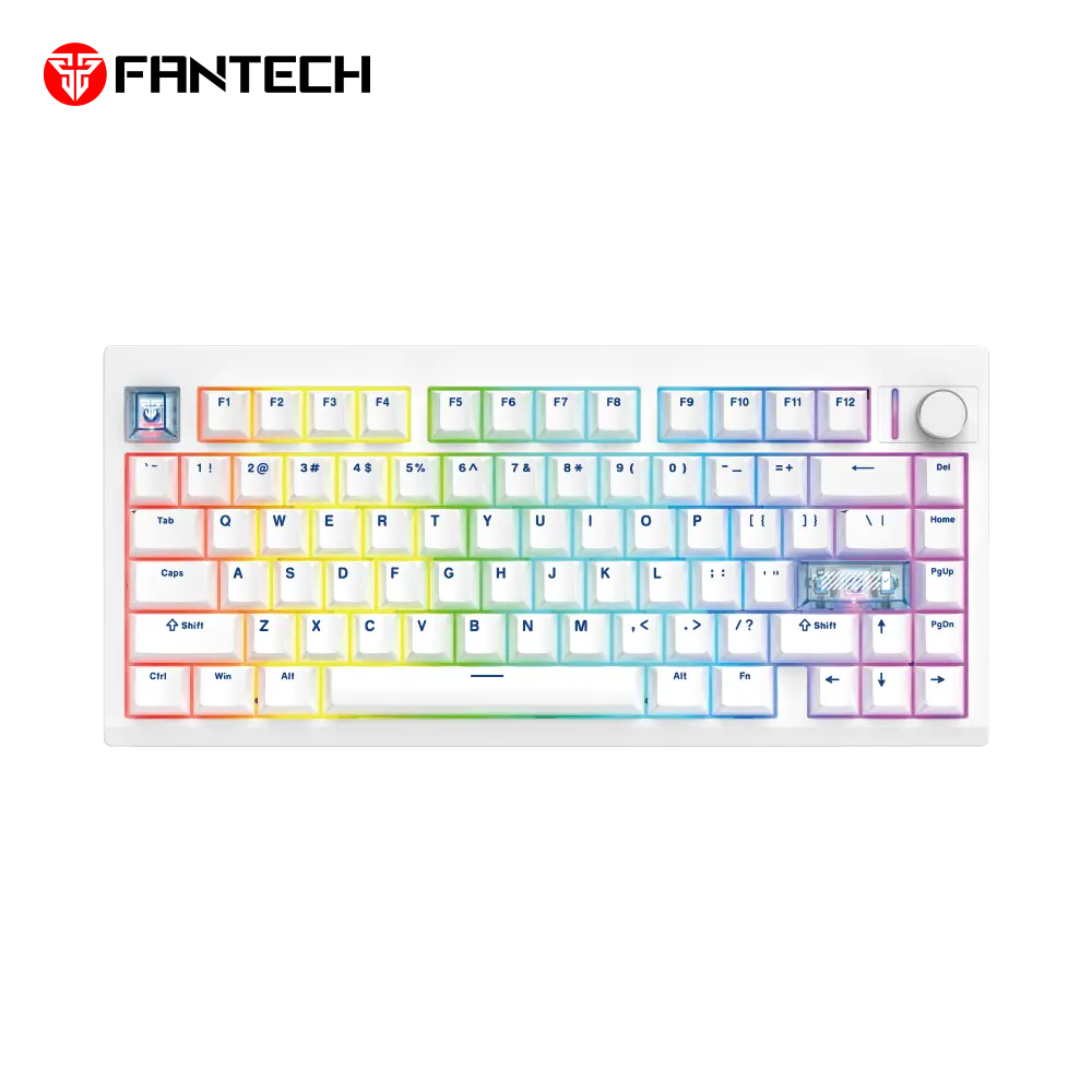 Tastatura Mehanicka Gaming Fantech MK921 Maxfit 8 Wireless White White Switch