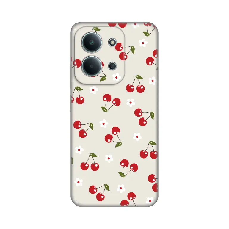 Torbica Silikonska Print za Xiaomi Redmi 15C 4G Cherry And Flowers