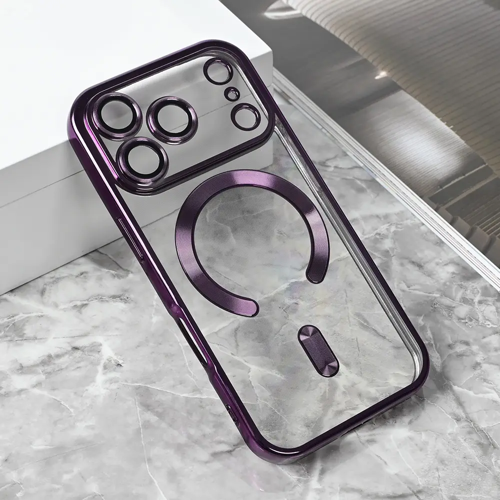 Torbica Magsafe Lux za Iphone 17 Pro 6.3 Ljubicasta