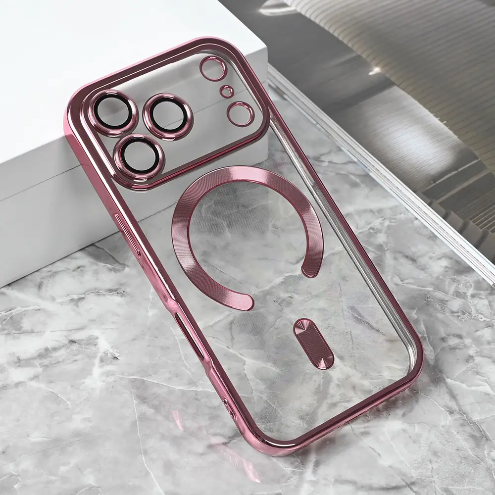 Torbica Magsafe Lux za Iphone 17 Pro 6.3 Roze