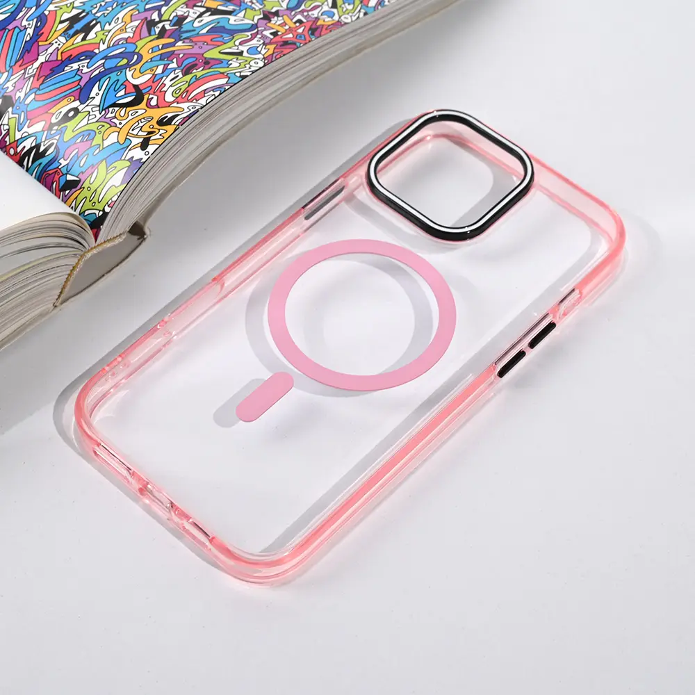 Torbica Magsafe Color Pop za Iphone 16 Pro Max 6.9 Roze