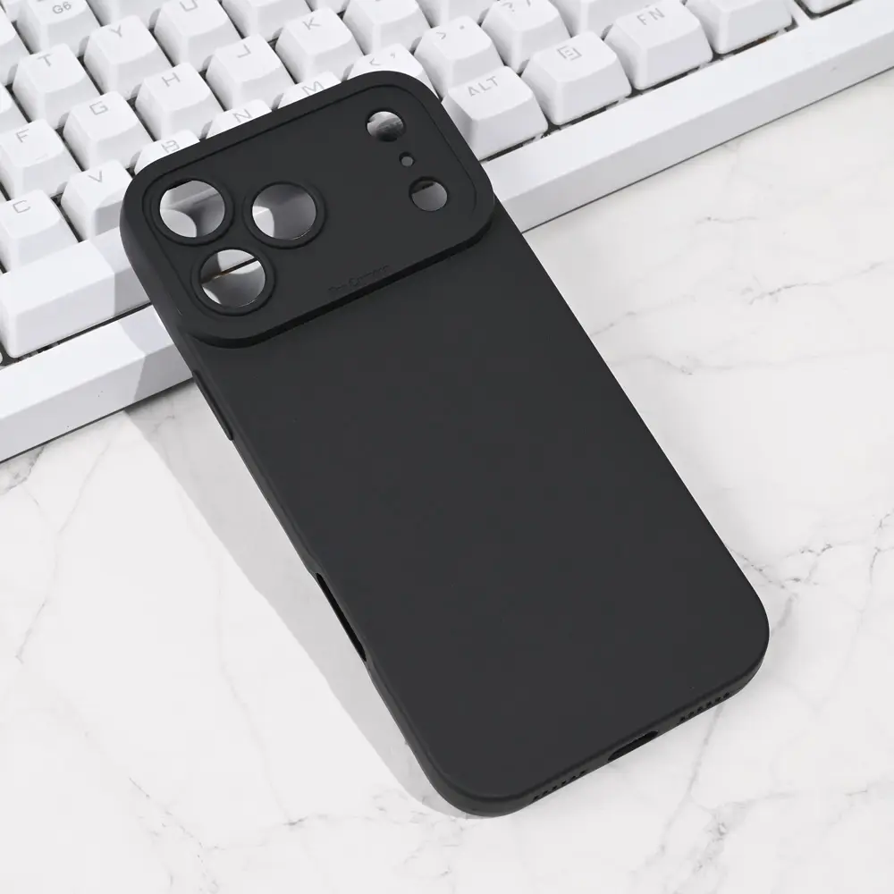 Torbica Silikon Pro Camera za Iphone 17 Pro Max 6.9 Crna