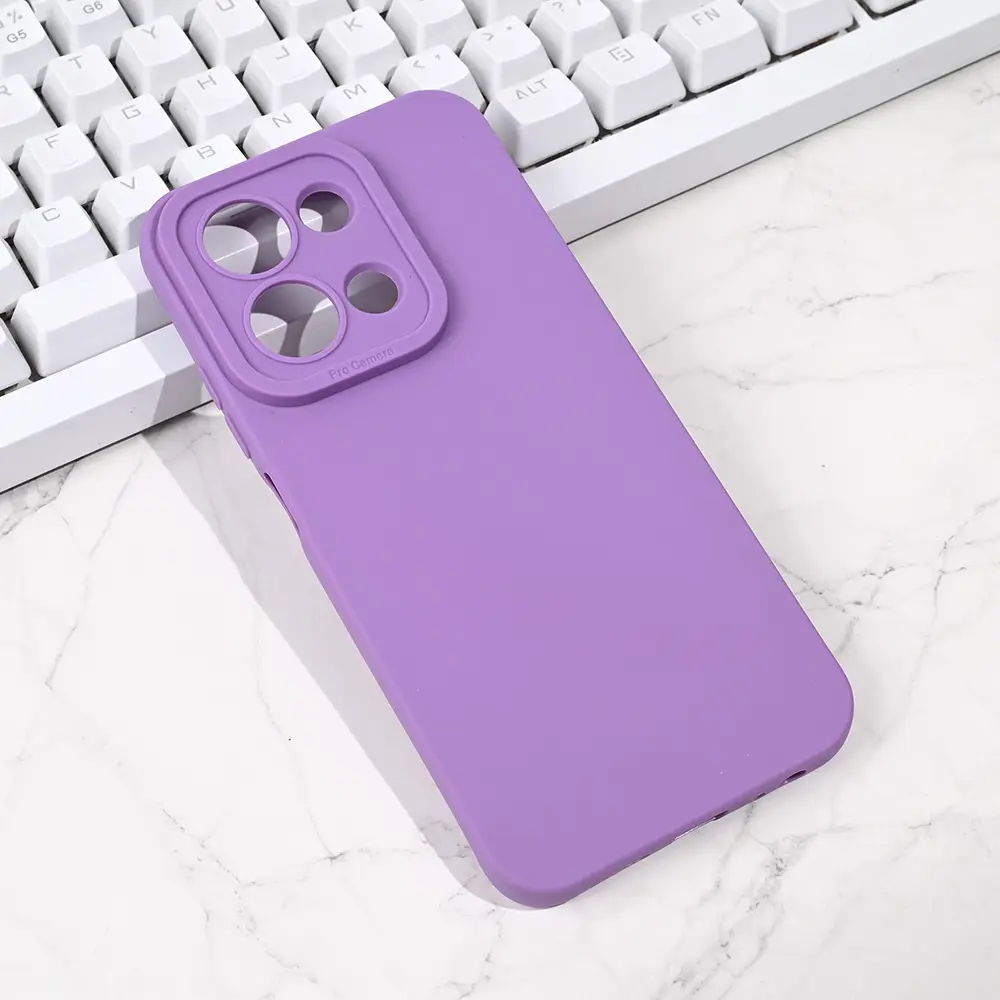 Torbica Silikon Pro Camera za Xiaomi Redmi 15C 4G 173MM Ljubicasta