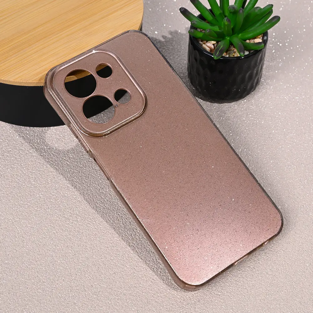 Torbica Sparkle Dust za Xiaomi Redmi 15C 4G 173MM Roze Zlatna