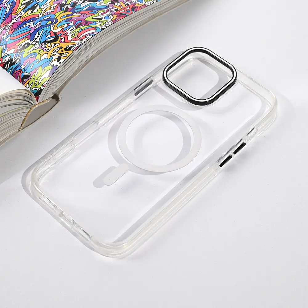 Torbica Magsafe Color Pop za Iphone 16 Pro Max 6.9 Bela