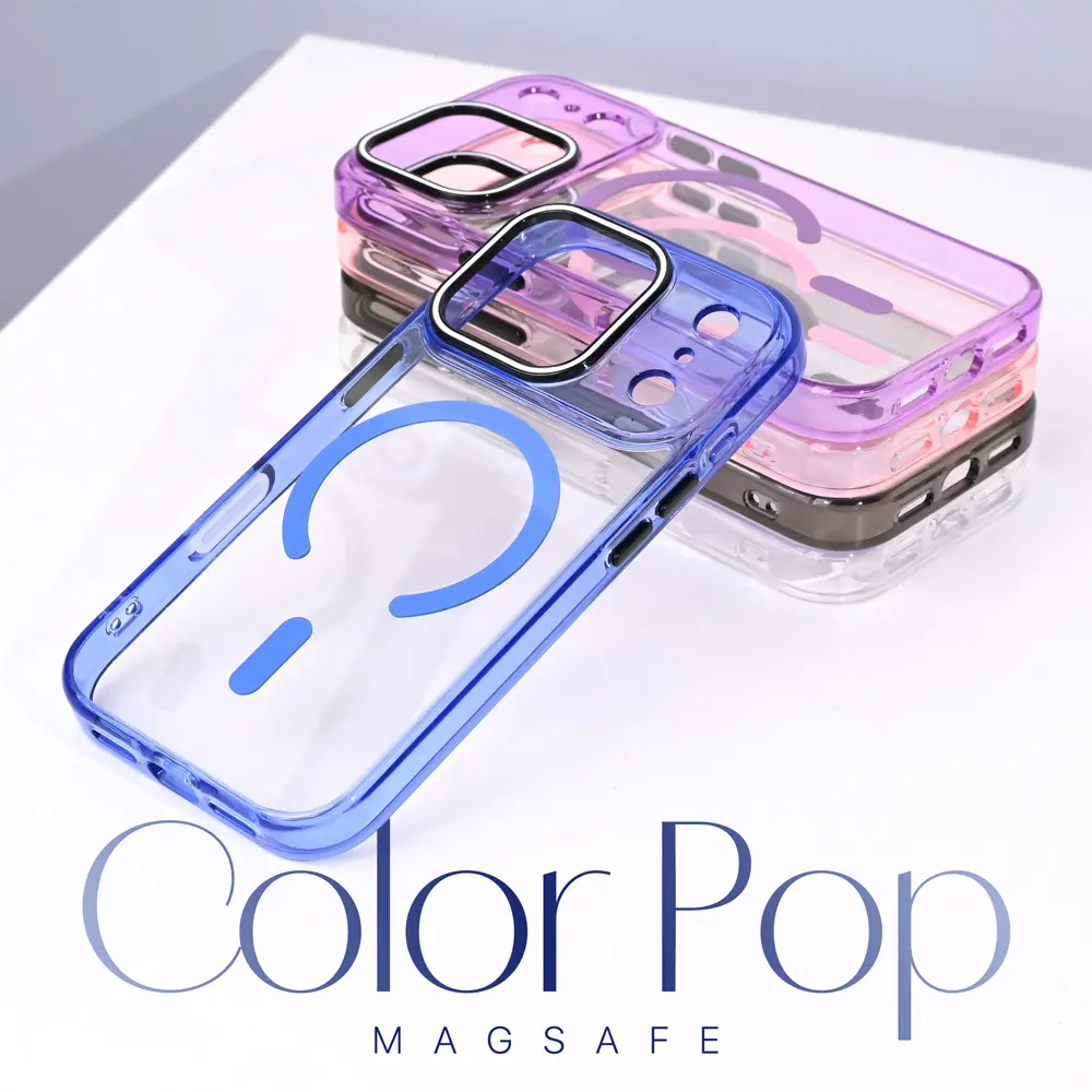 Torbica Magsafe Color Pop za Iphone 16 Pro Max 6.9 Crna