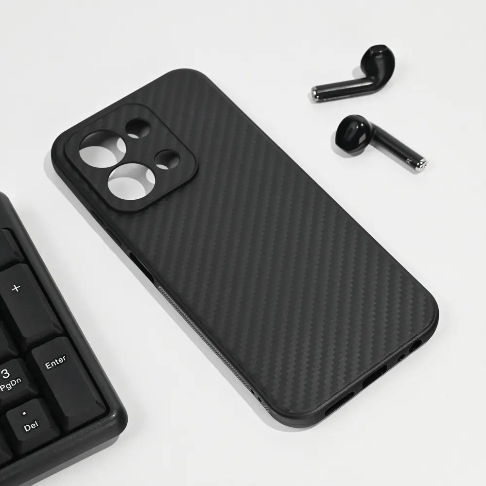 Torbica Carbon Fiber za Xiaomi Redmi 15C 4G EU 173MM Crna
