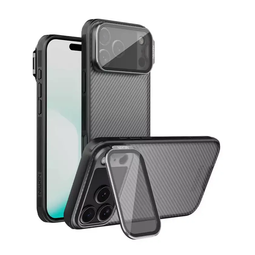 Torbica Nillkin Camshield Prop za Iphone 17 Pro Max 6.9 Crna (transparent Kamera)