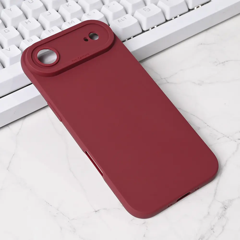 Torbica Silikon Pro Camera za Iphone 17 Air 6.6 Bordo