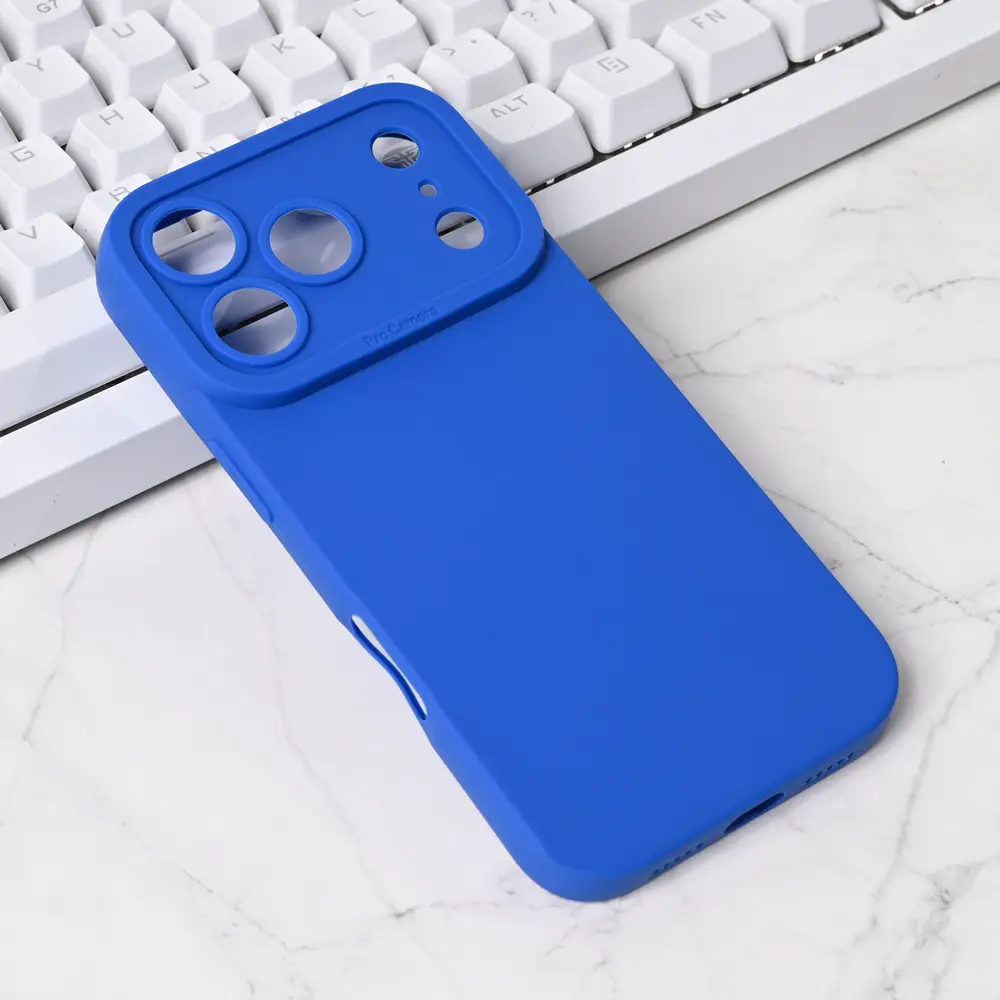Torbica Silikon Pro Camera za Iphone 17 Pro 6.3 Plava