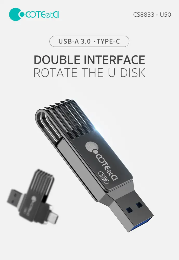 USB Flash Memorija Coteci Cs8833 32GB USB 3.0/type C