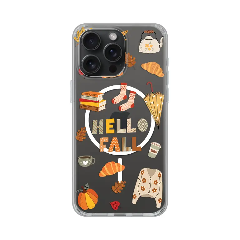 Torbica Print Magsafe za Iphone 15 Pro Max 6.7 Hello Fall