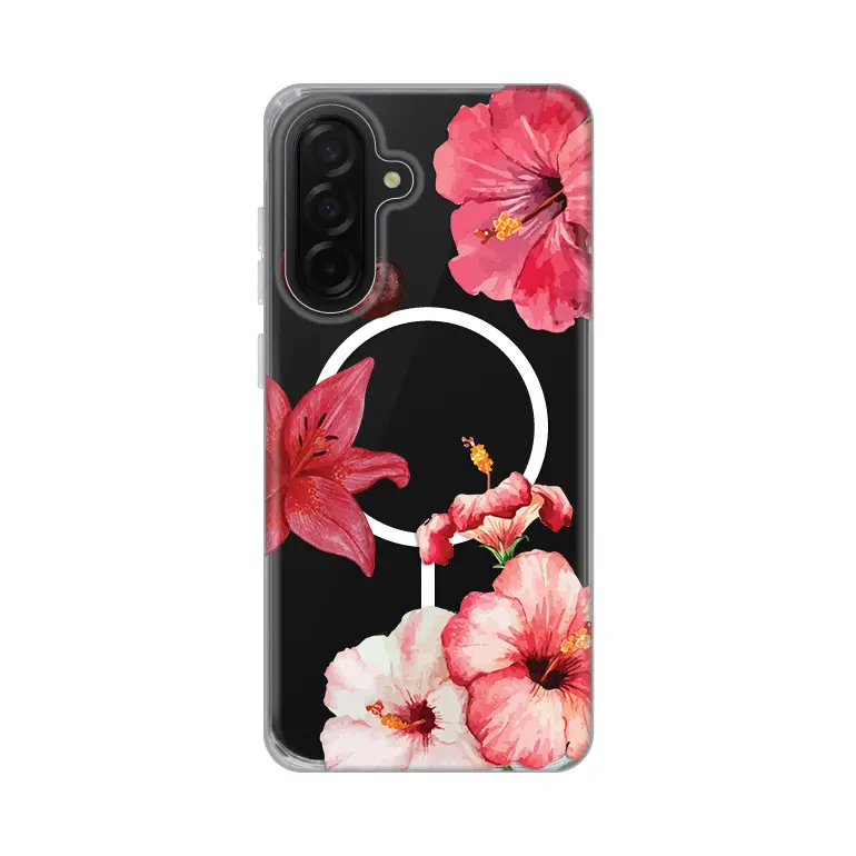 Torbica Print Magsafe za Samsung A266B Galaxy A26 Hibiscus