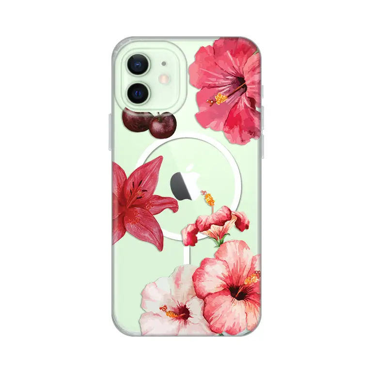 Torbica Print Magsafe za Iphone 12/12 Pro 6.1 Hibiscus