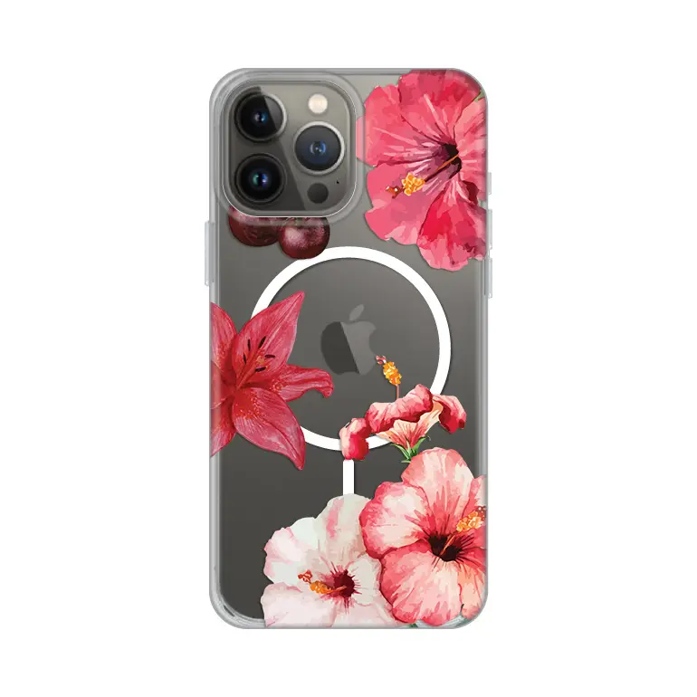 Torbica Print Magsafe za Iphone 13 Pro Max 6.7 Hibiscus