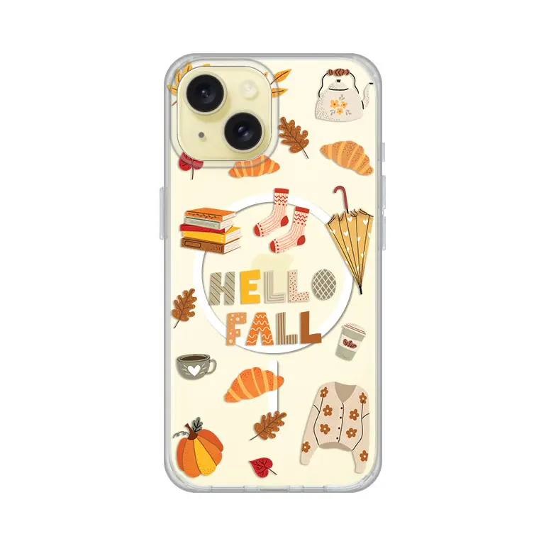Torbica Print Magsafe za Iphone 15 6.1 Hello Fall