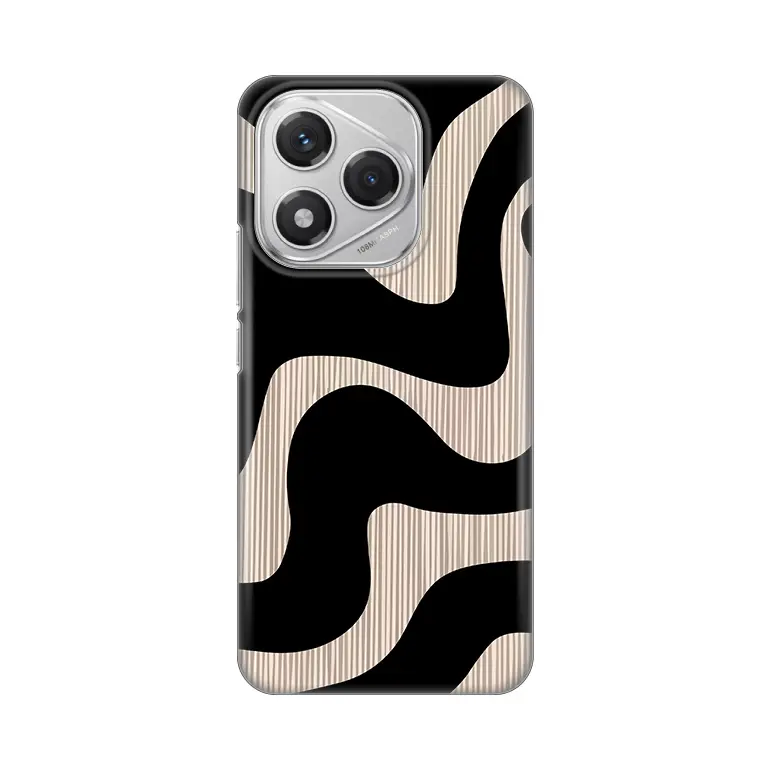 Torbica Silikonska Print Skin za Honor 400 Lite Black Flow