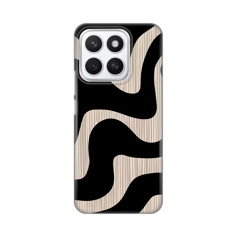 Torbica Silikonska Print Skin za Honor X8C Black Flow