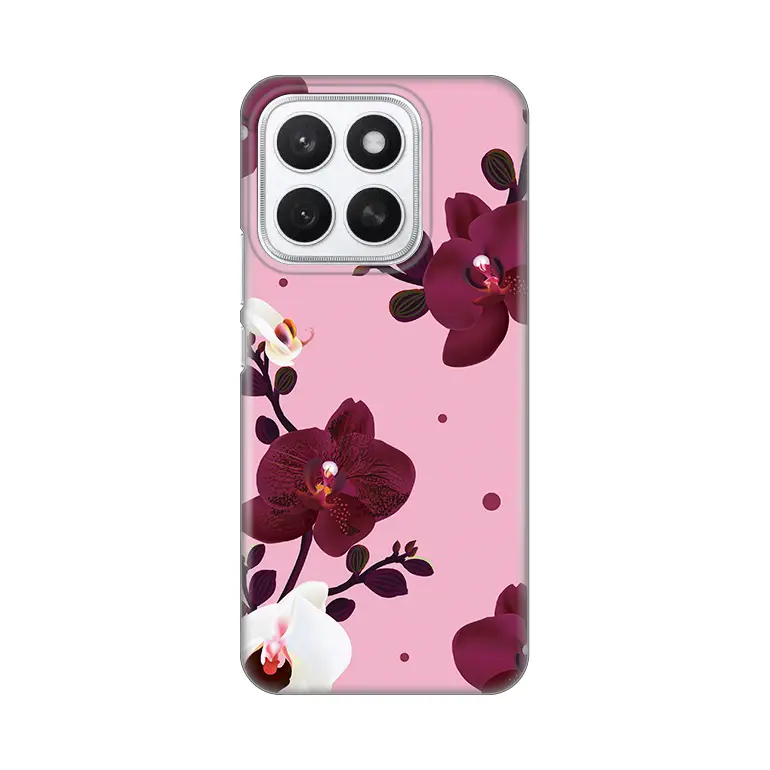 Torbica Silikonska Print Skin za Honor X8C Pink Orchid